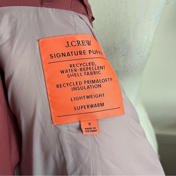 J CREW • PINK ALPS PUFFER JACKET WITH PIMALOFT - Picture 11 of 12